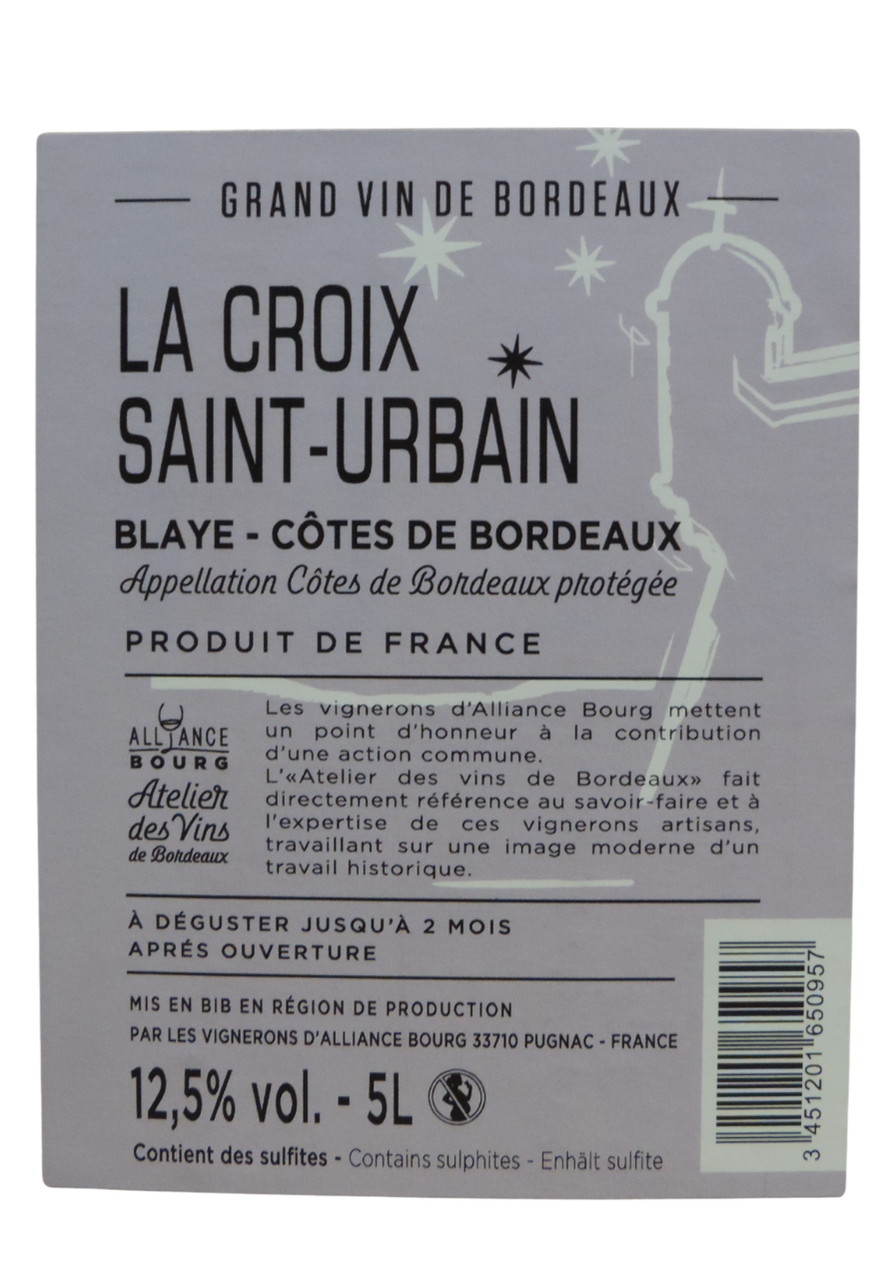 LA CROIX SAINT URBAIN 5L