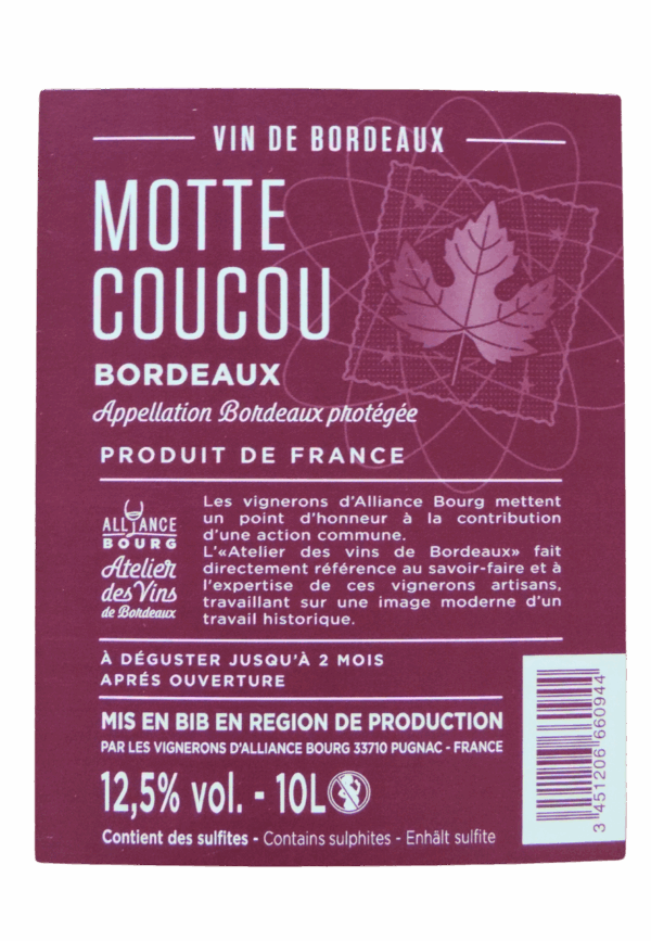 MOTTE COUCOU 5L ou 10L