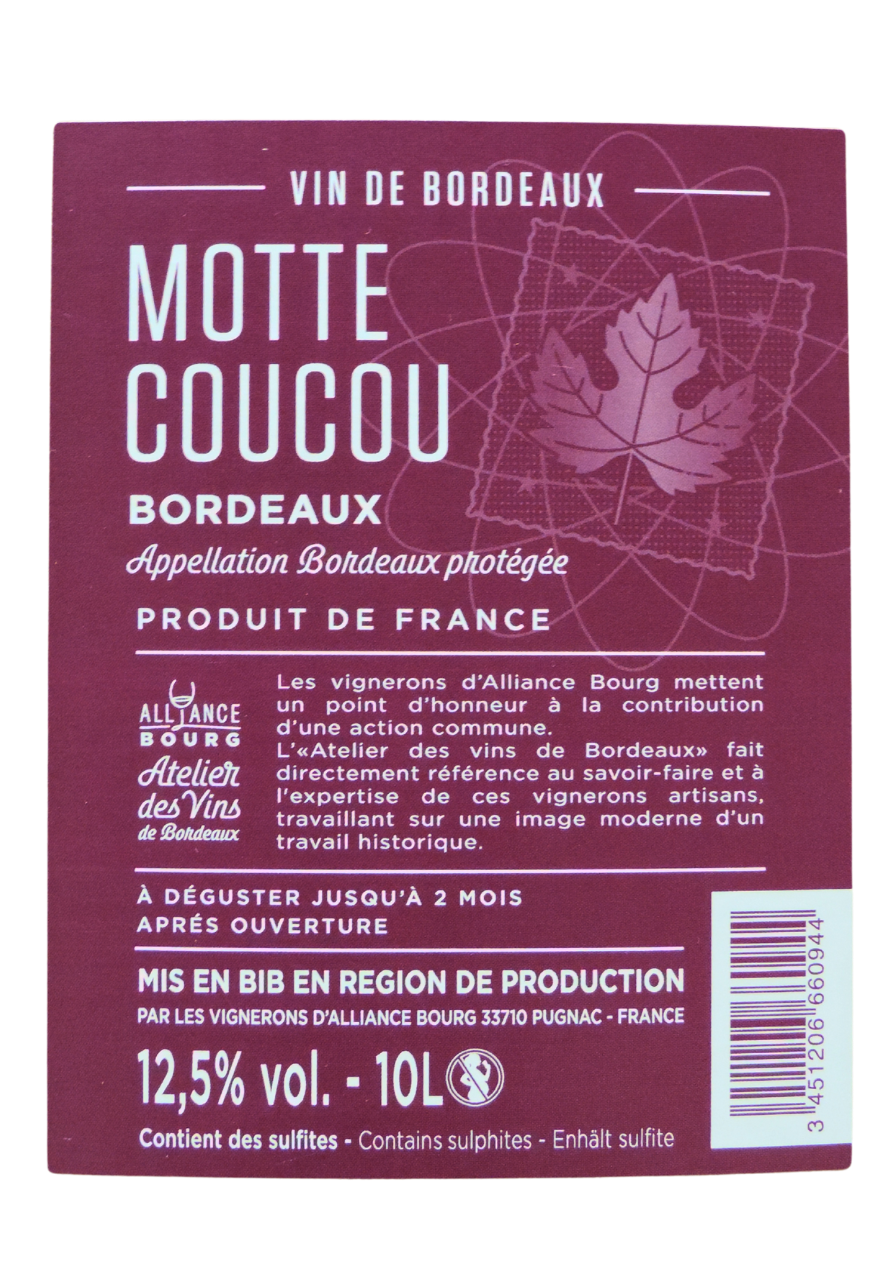MOTTE COUCOU 5L ou 10L