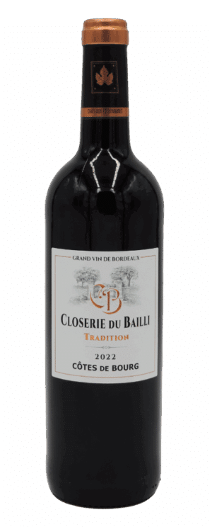 CLOSERIE DU BAILLI TRADITION AOC COTES DE BOURG 2022